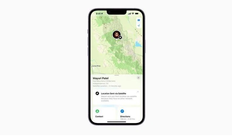 富拉尔基苹果14维修分享iPhone14系列中 FindMy功能通过卫星分享位置方法教程 