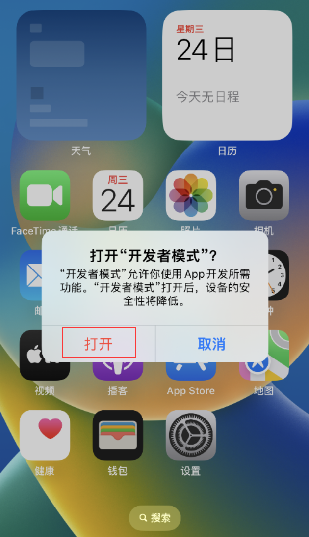 富拉尔基苹果手机维修分享如何打开开发者模式 