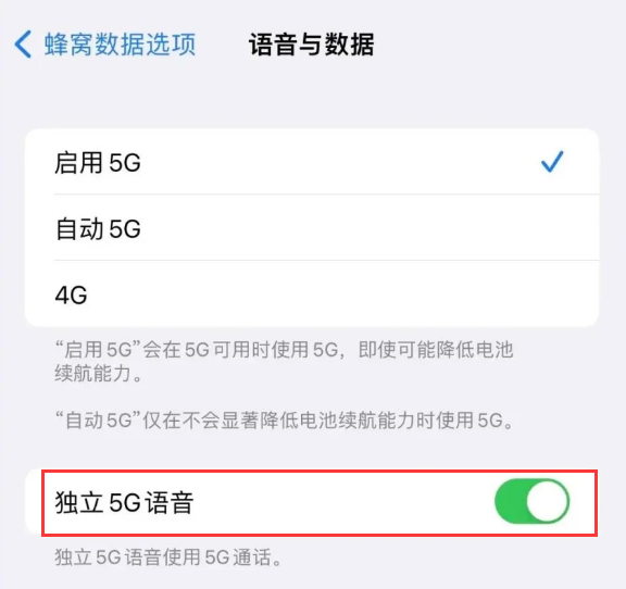 富拉尔基苹果14维修分享iPhone 14 Pro如何开启VoNR 