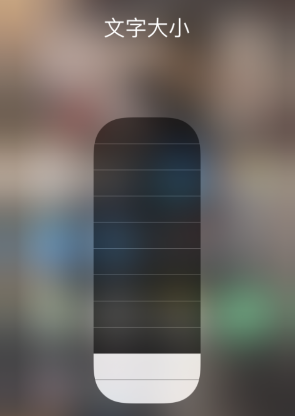 富拉尔基苹果手机维修分享小技巧：在 iPhone 控制中心快速调节字体大小 