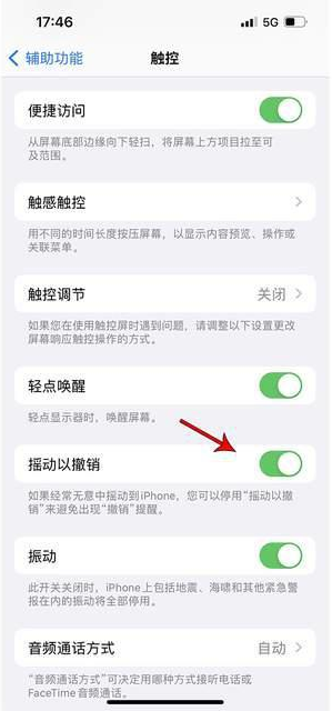 富拉尔基苹果手机维修分享iPhone手机如何设置摇一摇删除文字 