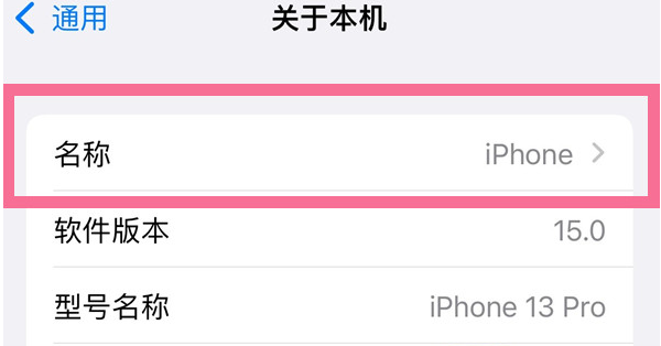 富拉尔基苹果13维修分享iPhone 13热点名字设置教程 